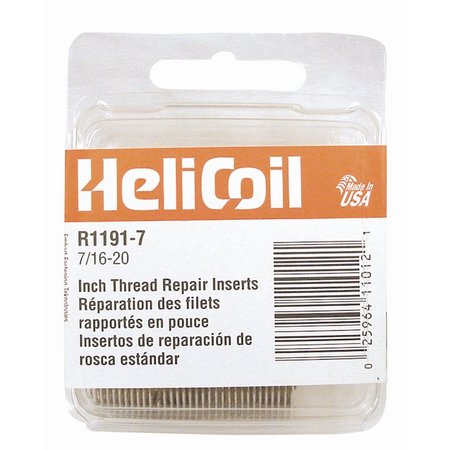 Emhart Teknologies Helical Insert, #8-32 Thrd Sz, 12 PK R1185-2